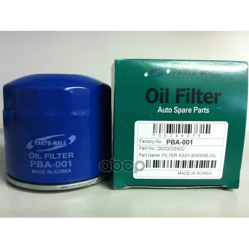 Фильтр Масляный Hyundai/Kia/Mazda/Mitsubishi Parts-Mall 