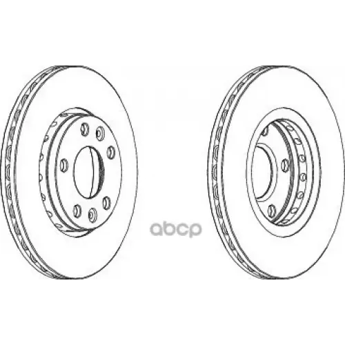 Диск Тормозной (Комплект - 2 Шт.) Ferodo 