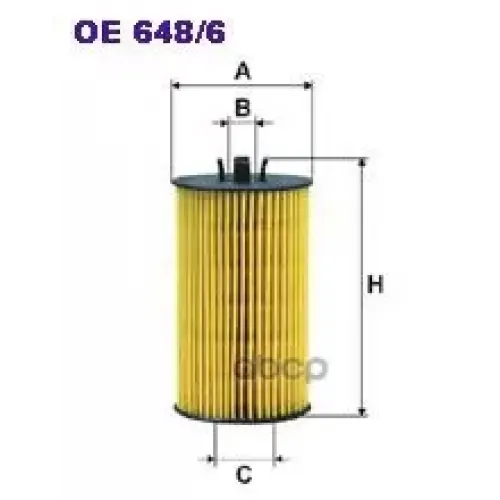 Фильтр Масляный Opel/Chevrolet 1.0/1.2/1.4/1.6/1.8 04- Filtron OE 648/6