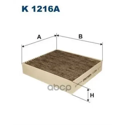 Фильтр Салона Mitsubishi Colt 03- Угольный Filtron K 1216A