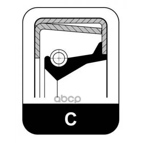Сальник Коленвала Elring 