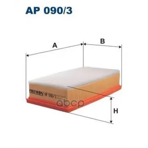 Фильтр Возд.peugeot 407/Citroen C5 1.6Hdi 2004=> Filtron AP090/3