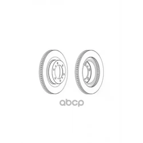 Диск Тормозной 1 Шт Toyota Land Cruiser 01/10 -> 01-10 - Ferodo DDF2093C-1