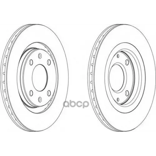Диск Тормозной Psa Berlingo/Partner/206/306 96- Передн. (Мин. 2 Шт) Ferodo 
