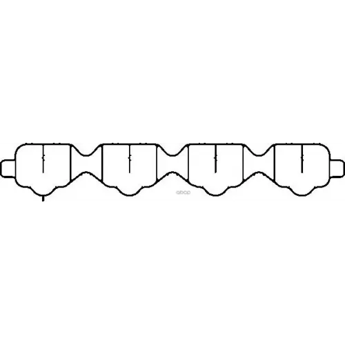 Прокладка Коллектора Opel Aveo/Cruze/ Astra H/J/Insignia/Zafira 06- Z16xer/F16d4 Впускного Elring 