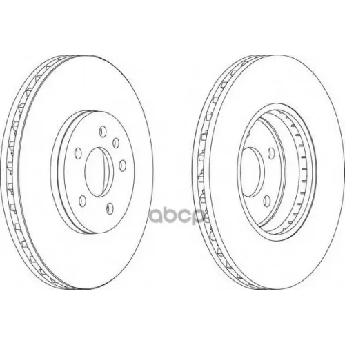 Диск Тормозной Audi A4 07-/A5 07-/Q5 08- Передний D 320Мм. Ferodo 