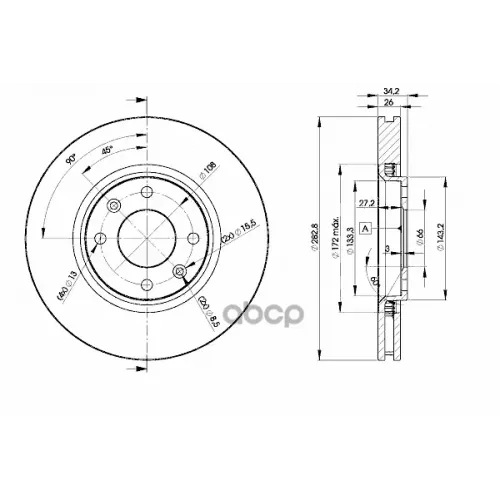 Диск Тормозной Icer 78BD4752-2