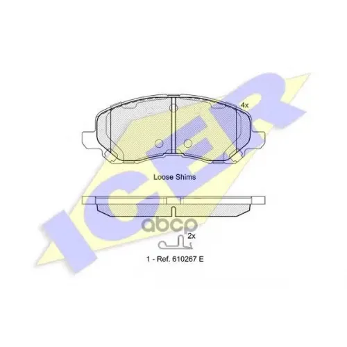 Тормозные Колодки Icer 