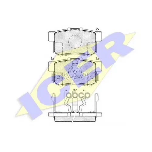 Тормозные Колодки Icer 
