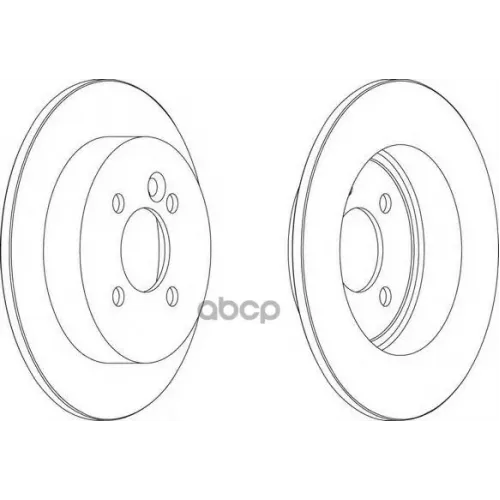 Диск Тормозной Mini Cooper/One/Clubman Задний D 259Мм. Ferodo 