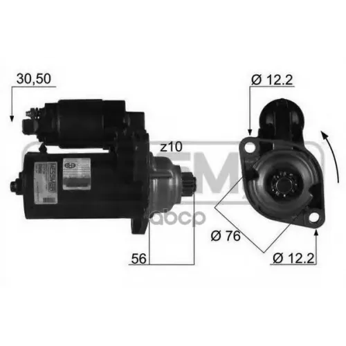 Стартер Vag 1.8/1.8T 1.1Квт Era 
