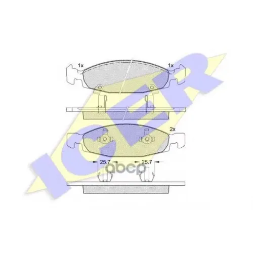 Тормозные Колодки Icer 