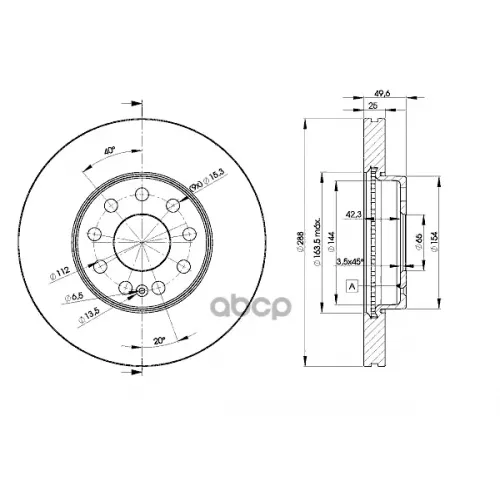 Диск Тормозной Icer 78BD5615-2