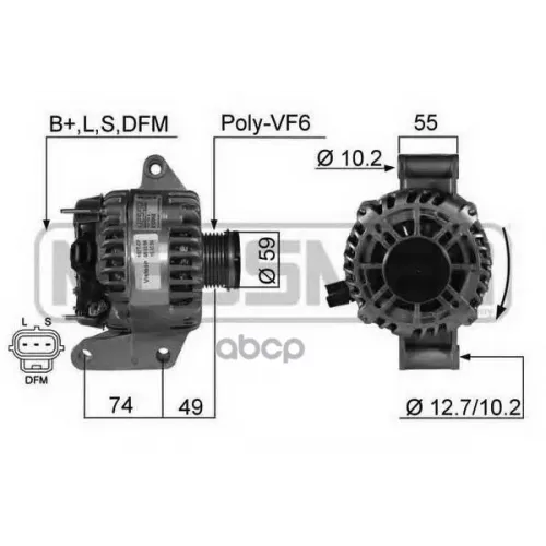 Генератор Ford Mondeo Iii (B5y) 1.8 16V [2000/10-2007/03] Era 
