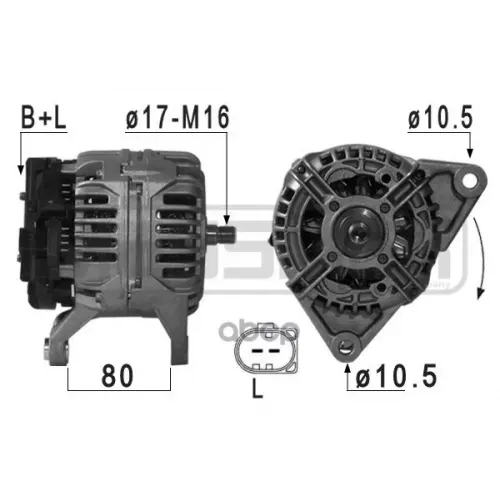 Генератор Fiat/Iveco Ducato/Daily 110A Era 