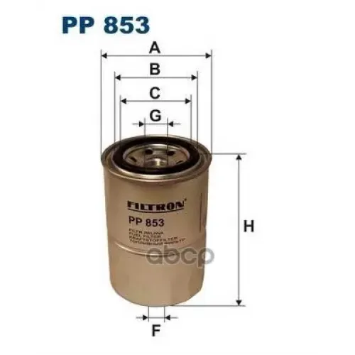 Фильтр Топл.mitsubishi Colt,Galant,Space Wagon 1.8-2.0Td 86-98 Filtron 