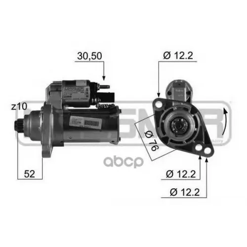 Стартер Vag Tsi/Fsi 1.4-2.0 03- 1.1К.вт. Era 