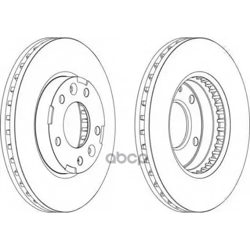 Диск Торм.kia Carnival Ii Gq 01/99=> Ferodo 