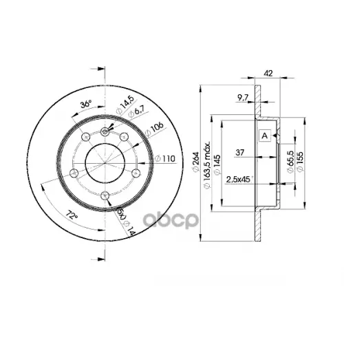 Диск Тормозной Icer 78BD9110-2