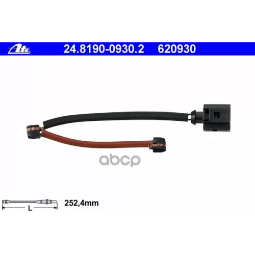 Датчик Износа Тормозных Колодок Ate 24.8190-0930.2