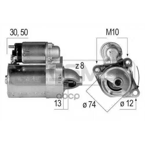 Стартер Kia Rio/Spectra Era 