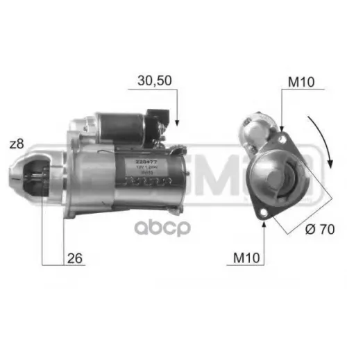 Стартер Hyunda Ix35/Kia Sportage 2.0 10- Era 