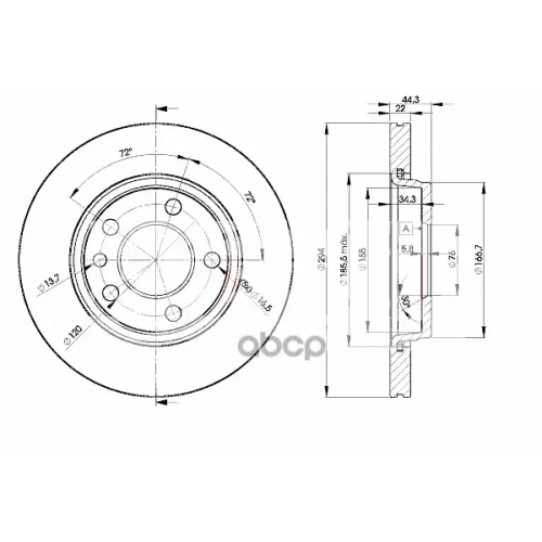 Диск Тормозной Icer 78BD3021-2