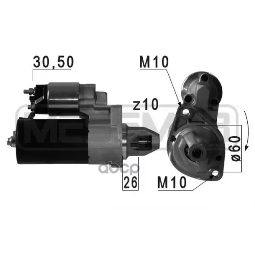 Стартер Mb W203/W211/W220 2.3-3.5 1.4Квт. Era 