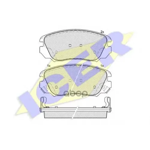 Тормозные Колодки Передние Icer 