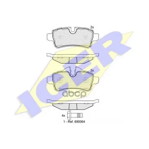 Тормозные Колодки Icer 