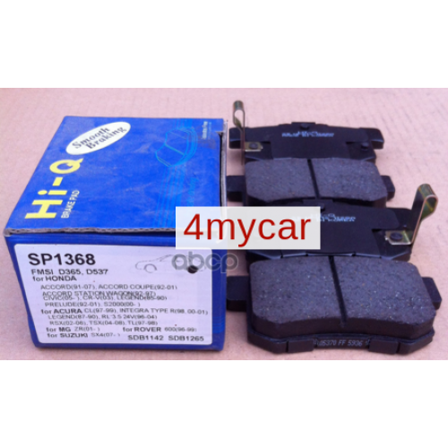 Колодки Тормозные Дисковые, Задние Sangsin brake 