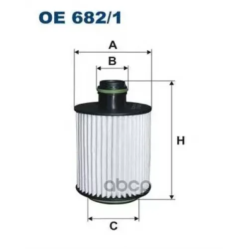 Фильтр Масл.opel Astra, Insignia 2.0 Cdti 2008=> Filtron OE682/1