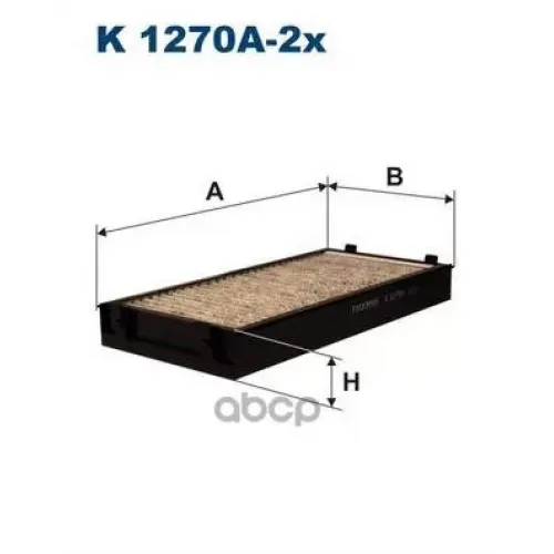 Фильтр Салона Bmw X5 (E70/F15)/X6 (E71/F16) Угольный (Упак.2шт.) Filtron K 1270A-2X