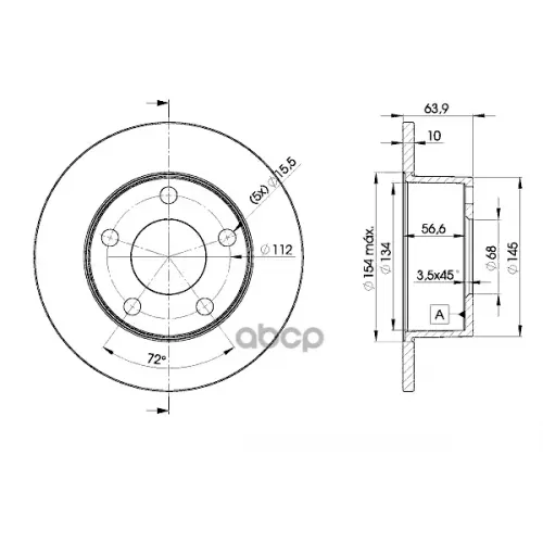 Диск Тормозной Icer 78BD4060-2