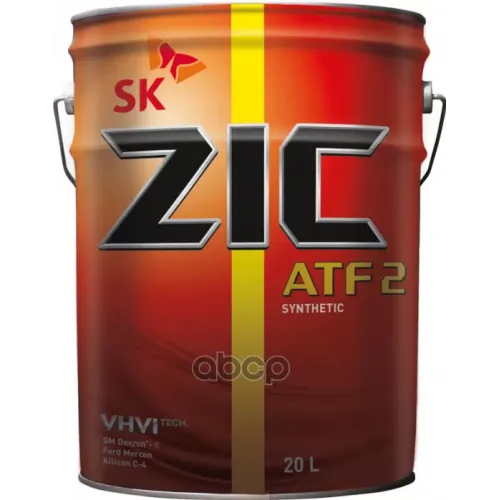 Масло Трансмиссонное Zic Atf 2, 20Л., Синт., Gm Dexron Ii, Ford Mercon, Allison C-3, Caterpillar To- ZIC 