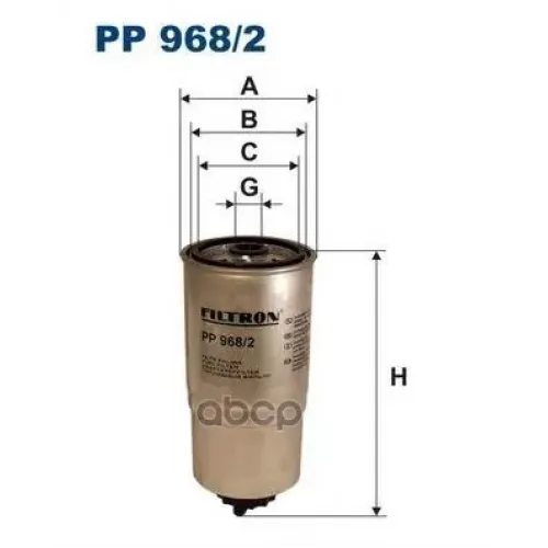 Фильтр Топливный Kia/Fiat Sorento/Multipla/Punto 02- Diesel Filtron 