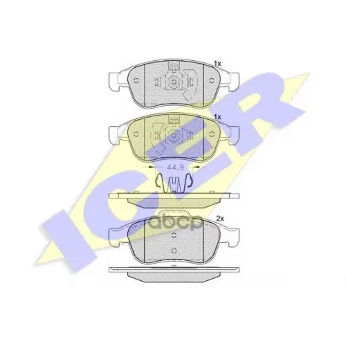 Тормозные Колодки Передние Icer 