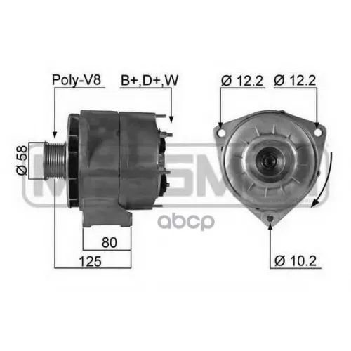 Генератор Hyundai Solaris, Kia Ceed/Rio 110A Era 