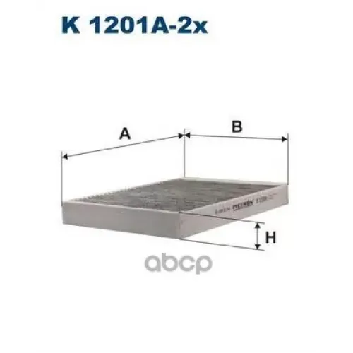 Фильтр Салона Mersedes S-Klasse W221 05> Filtron K1201A-2X