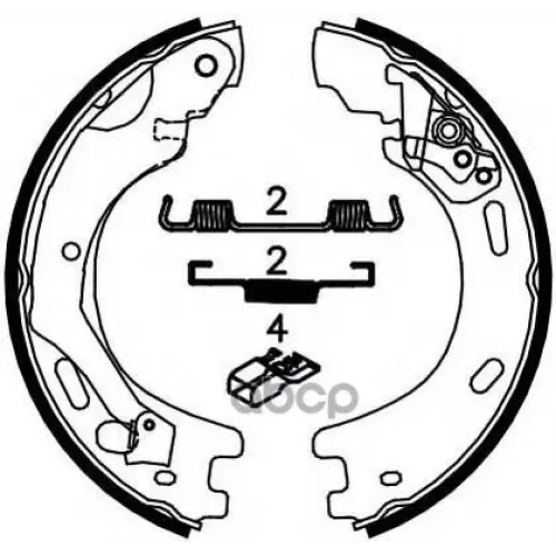 Колодки Тормозные Барабанные Ferodo 