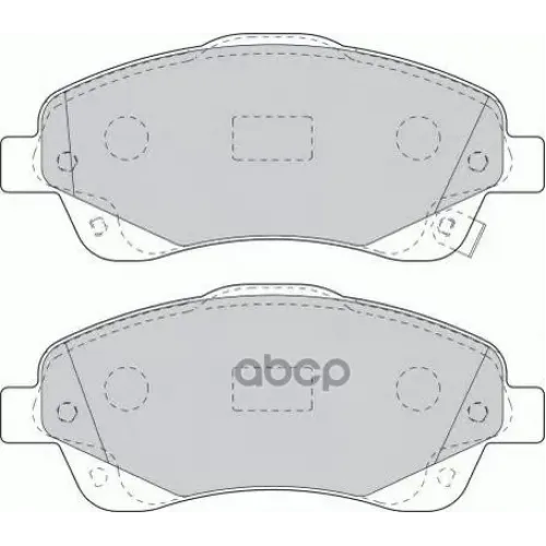 Колодки Тормозные, Передние Ferodo 