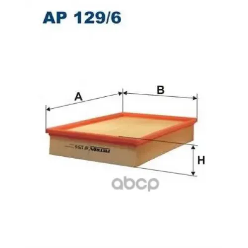 Фильтр Возд.land Rover Range Discovery Iii-Iv/Range Rover 4.2-4.4/2.7-3.0Td 2004 => Filtron AP129/6