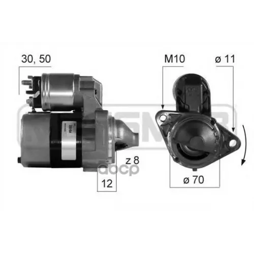 Стартер Nissan Almera N16 1.5/1.8 0.7 Квт. Era 
