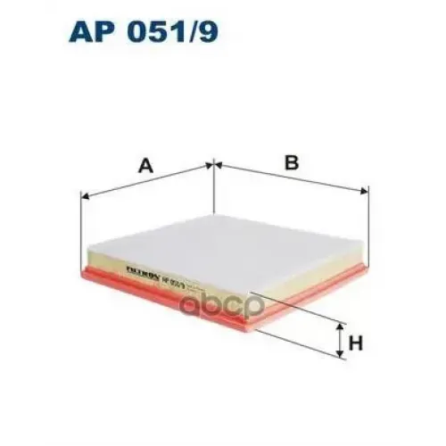 Фильтр Возд.opel Astra J/Chevrolet Cruze 1,4-1,8 2009=> Filtron AP051/9