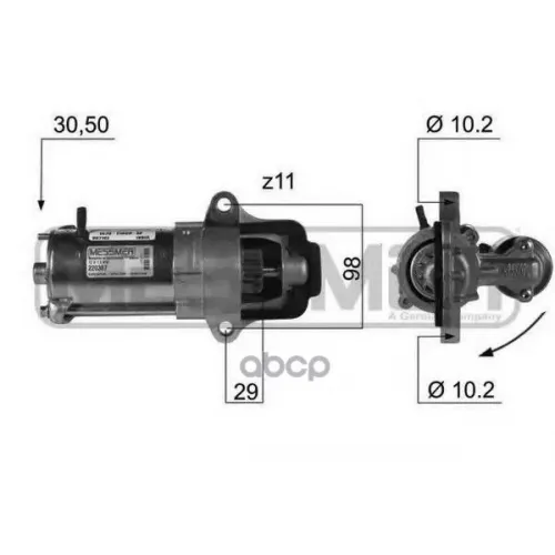 Стартер Ford Mondeo -07 1.5Квт Era 