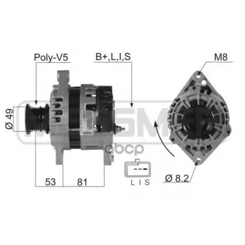 Генератор Daewoo Nexia (Kletn) 1.5 [1995/02-1997/08] Era 