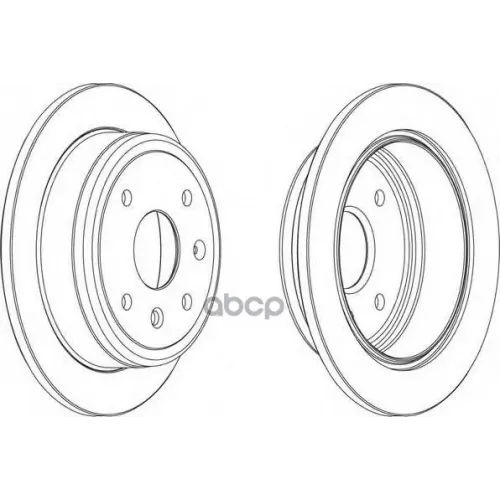 Диск Тормозной Chevrolet Lacetti 05- Задн. Ferodo 