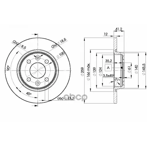 Диск Тормозной Icer 78BD4707-2