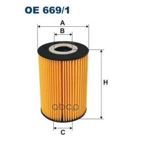 Фильтр Масляный Filtron OE669/1