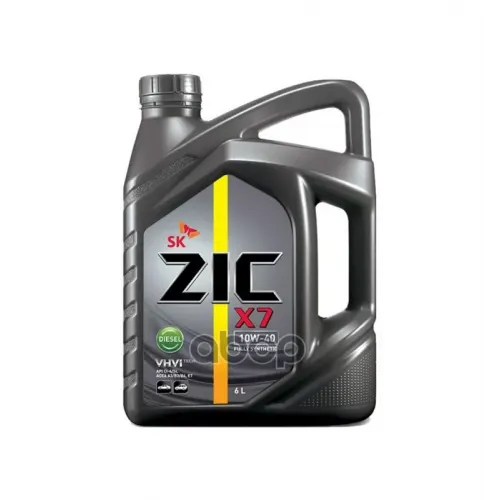 ZIC Масло Моторное 10W40 Zic X7 6Л Синтетика Diesel